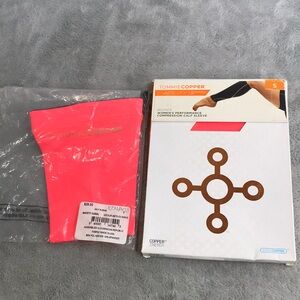 Tommie Copper Women's Coral Compression Calf Sleeves Size Small New